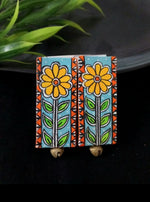 Load image into Gallery viewer, Ekani Pushpa Handmade Brass Ghungroo Earrings
