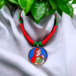 Load image into Gallery viewer, Ekani Supriya Brass Meenakari Fusion Necklace
