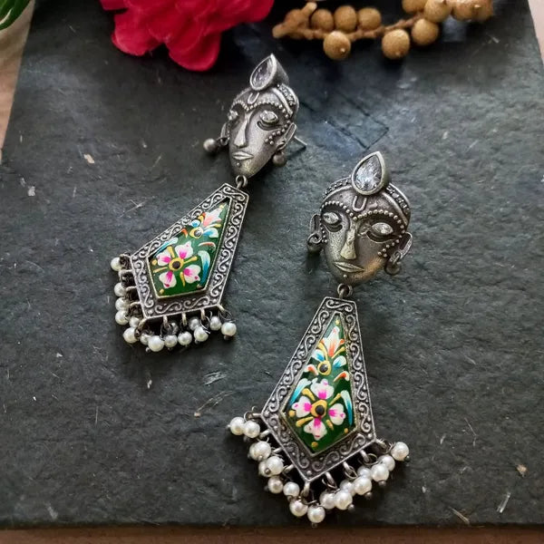 Buy online Silver Metal Jhumka Earring from fashion jewellery for Women by  Spargz for 429 at 60 off  2023 Limeroadcom